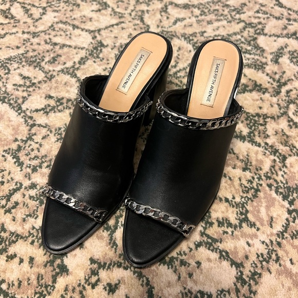 Saks Fifth Avenue Mules - Picture 2 of 3